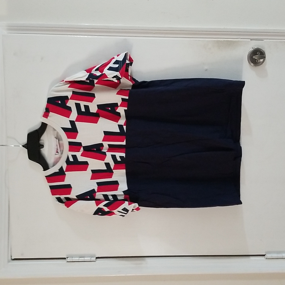 Fila Red and Blue Short Sleeve Tee